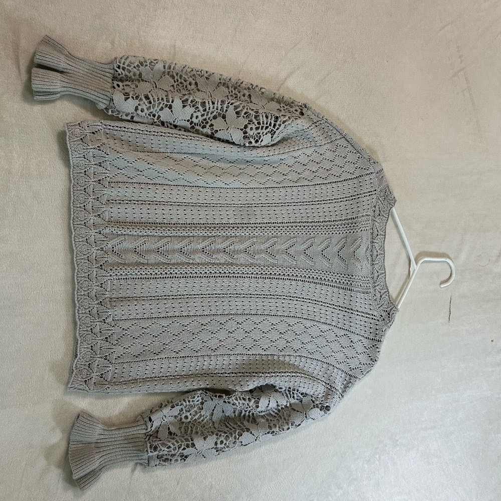 Lace sweater